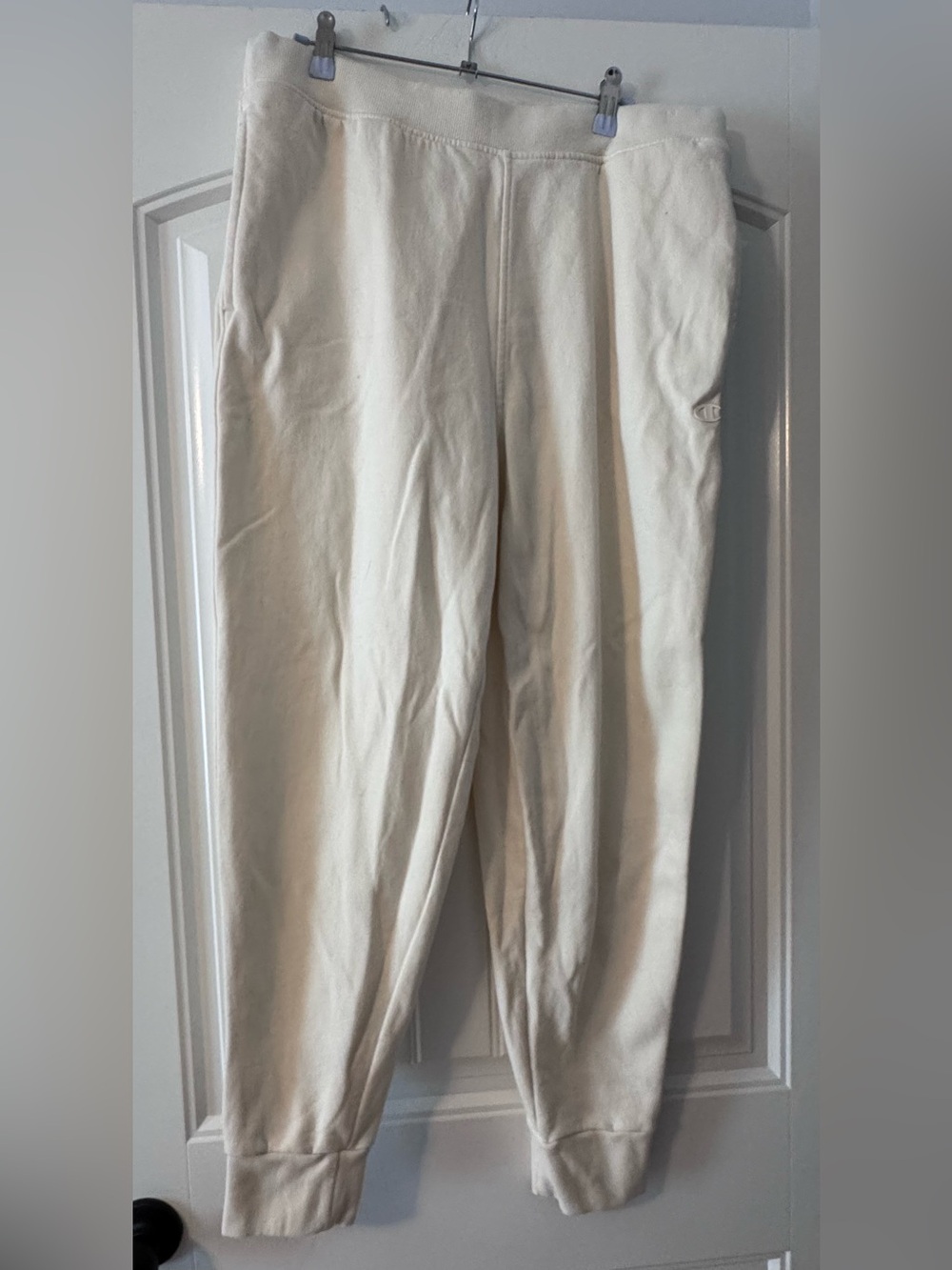 Champion Women's Cream Jogger Sweatpants